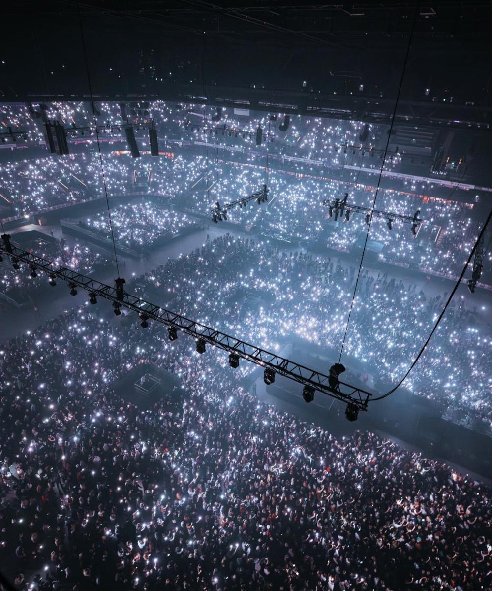 Concert Paris La Defense crowd