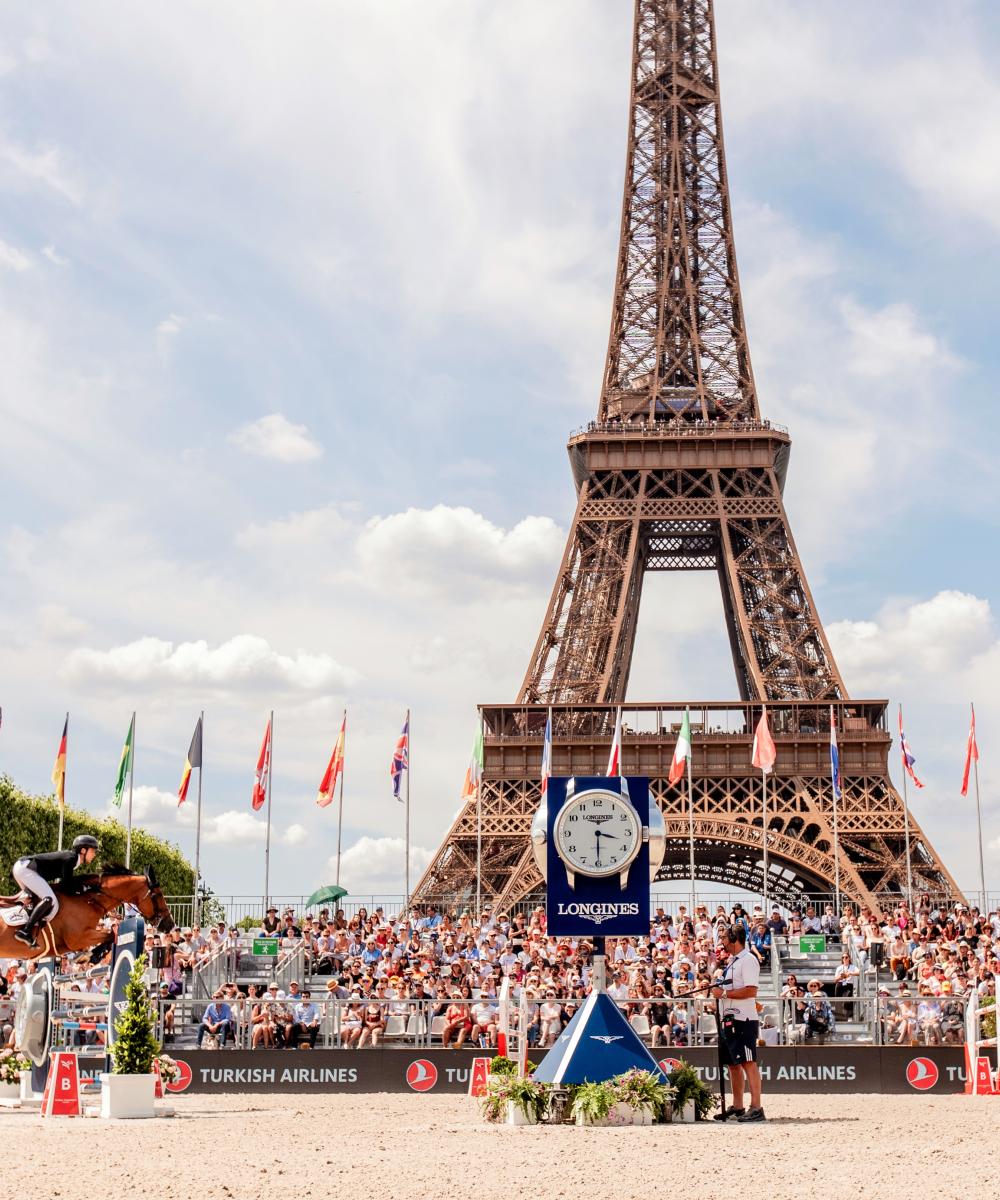 Hospitality area at Longines Paris Eiffel Jumping, offering an exclusive experience for guests.