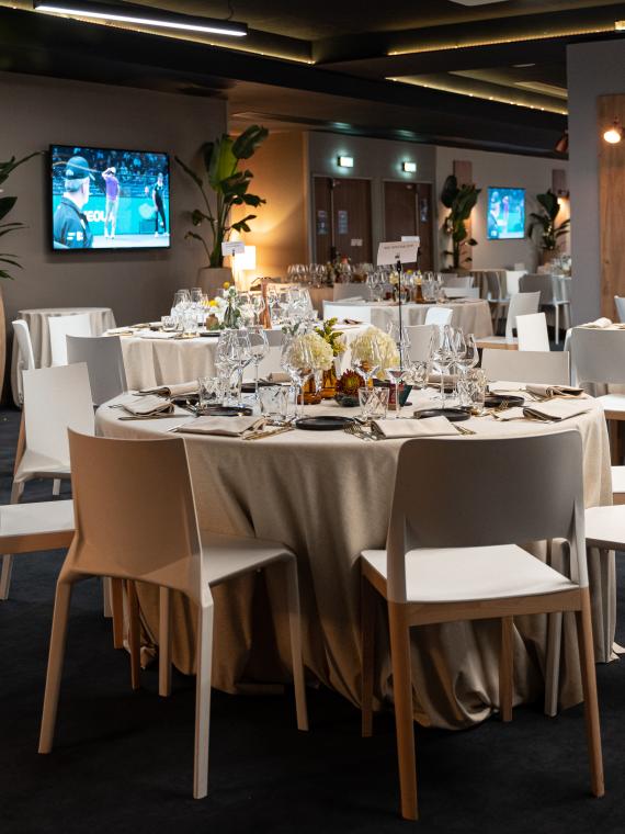 Les tables VIP hospitalités du Lounge & Master Club Rolex Paris Masters