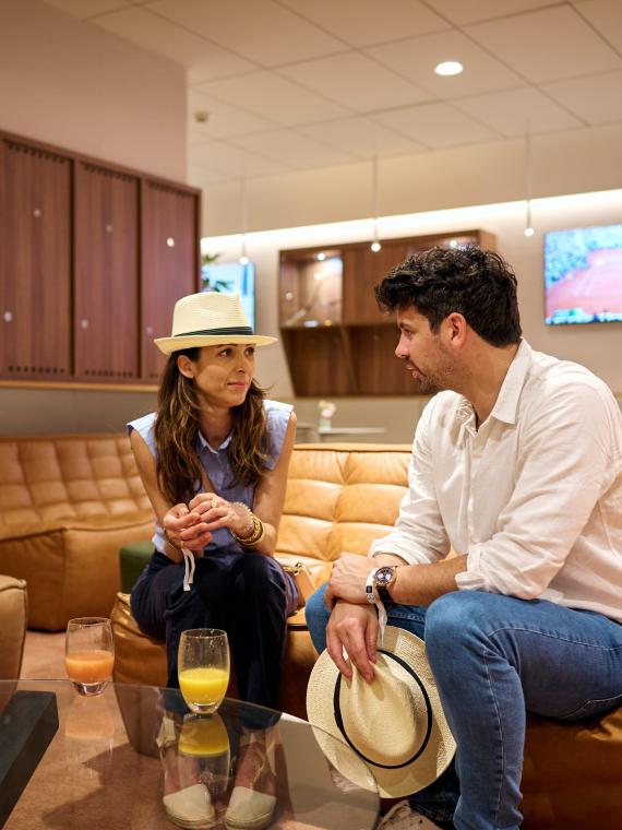 Roland Garros Loges et salons VIP Les Mousquetaires aperitif