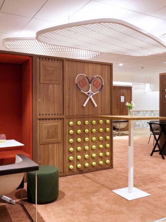 Espace loge et salons VIP Brasserie des Mousquetaires Roland-Garros