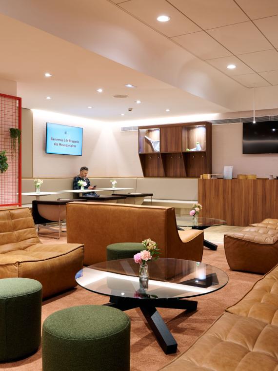 Roland-Garros espace VIP lounge Brasserie des Mousquetaires 