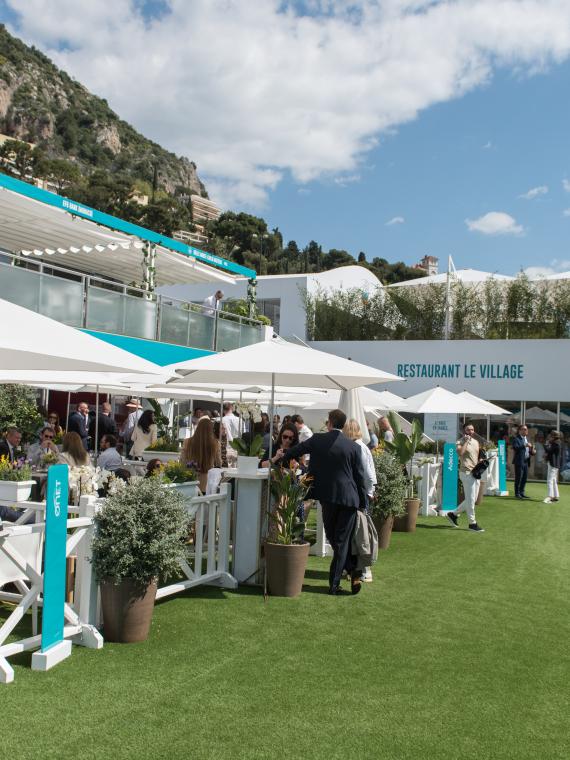 Terrasse espace Loge le Village Rolex Monte Carlo tennis