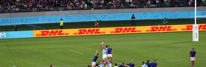 Rugby match at the Stade de France with the French team