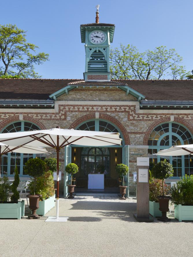 Entrance to the Orangerie VIP area Roland-Garros hospitality