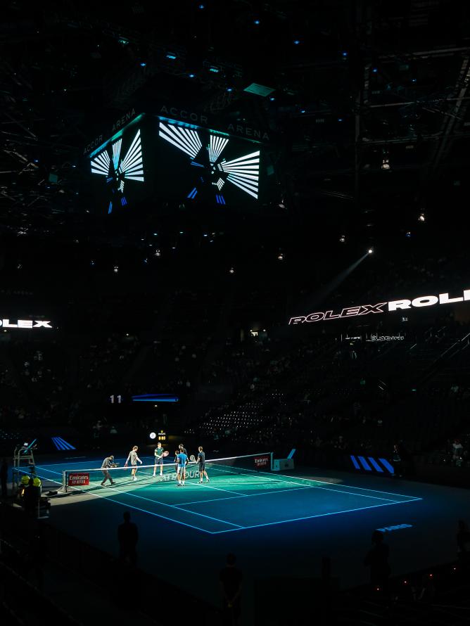 View of the Paris Bercy tennis court photo 1