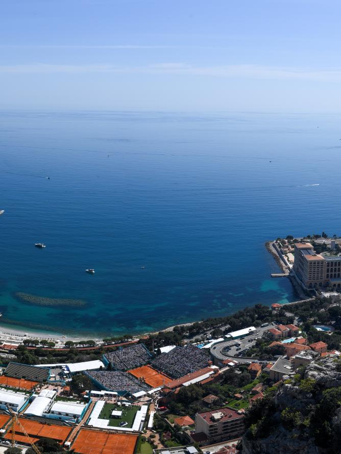 Vue panoramique Tennis Club Monte Carlo