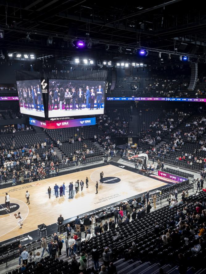 Vue VIP du parquet pour la saison Euroleague ASVEL, billets premium pour une expérience basket exclusive