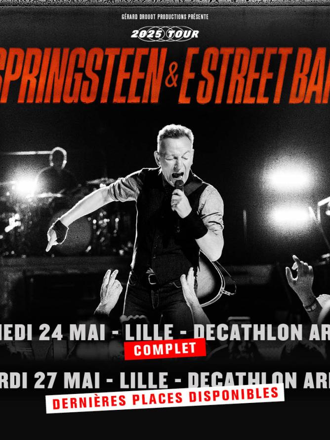 Bruce Sprinsten Concert VIP Decathlon Arena Pierre Mauroy Lille 