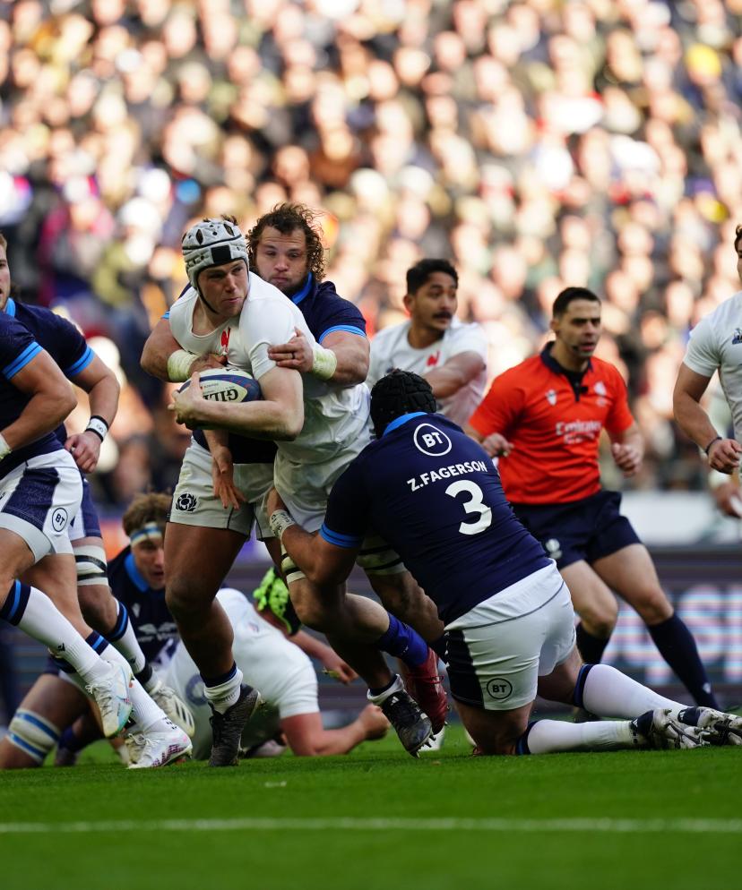 Match de Rugby entre la France et le Pays de Galles pendant le Tournoi des 6 Nations