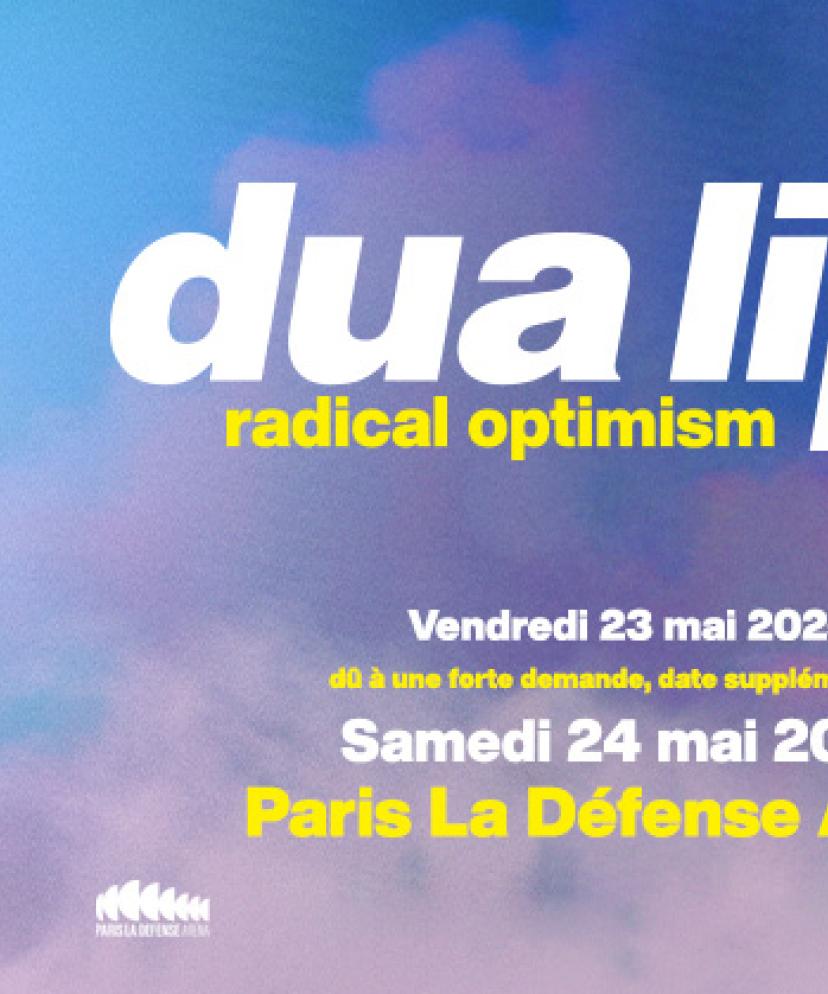 Affiche concert Dua Lipa