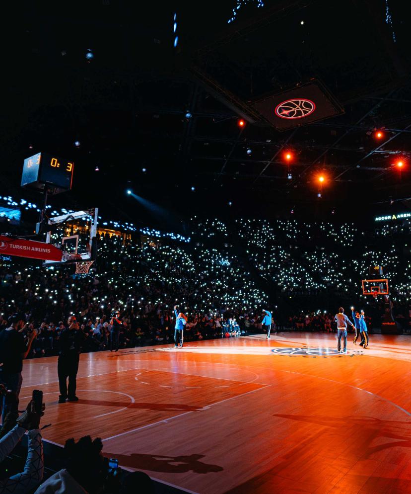 Places d'hospitalité exclusives pour le match de Basket EuroLeague Paris Basketball